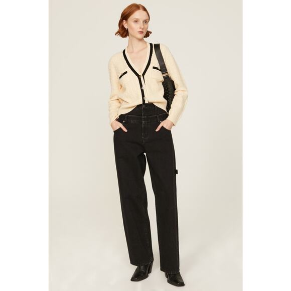 Sandro Cable Knit Cardigan - Size 1 - Picture 1 of 5